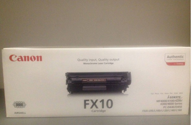 Elad Eredeti toner, Canon FX 10-es!