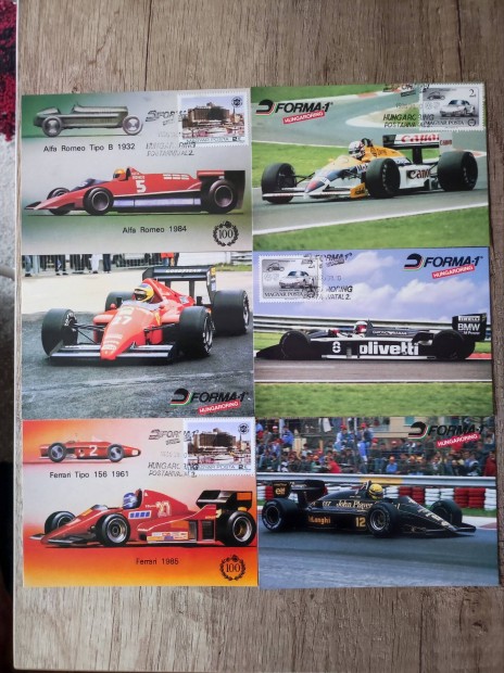 Elad F1-es kpeslapok.