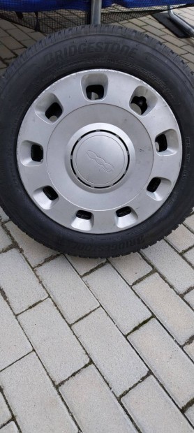 Elad Fiat 500 Bridgestone Tligumi lemezfelnin dsztrcsval