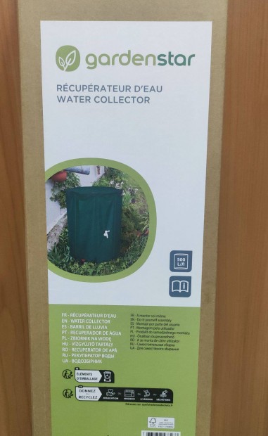 Eladó Gardenstar összecsukható esővízgyűjtő 500L