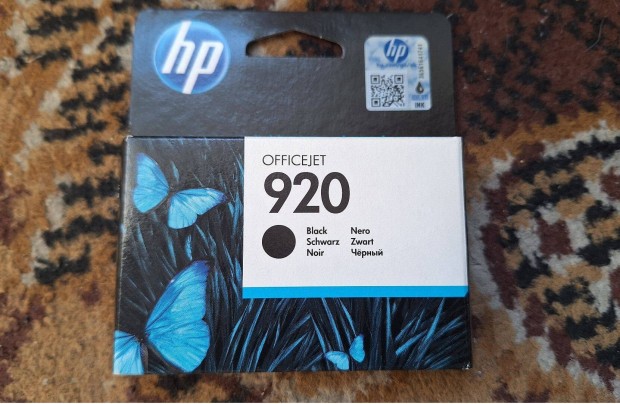 Eladó HP920 fekete eredeti patron