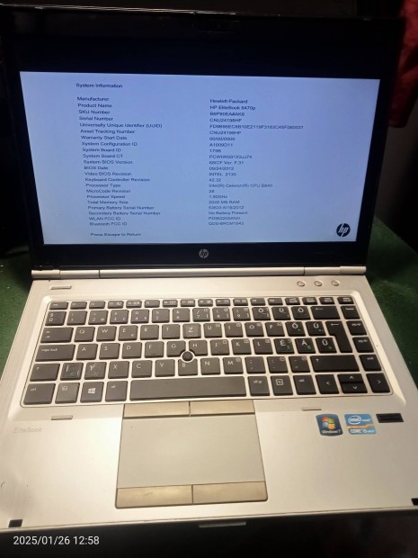 Elad HP Elitebook 8470