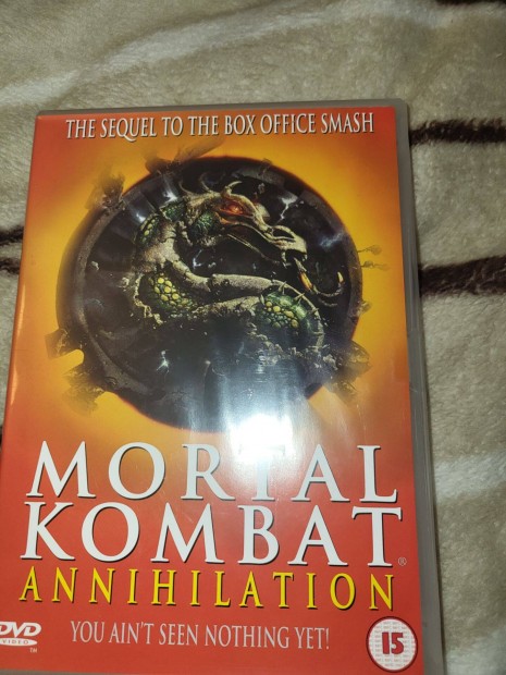 Elad Hasznlt Joallapotu Mortal Kombat Annihilation 1997 Dvd