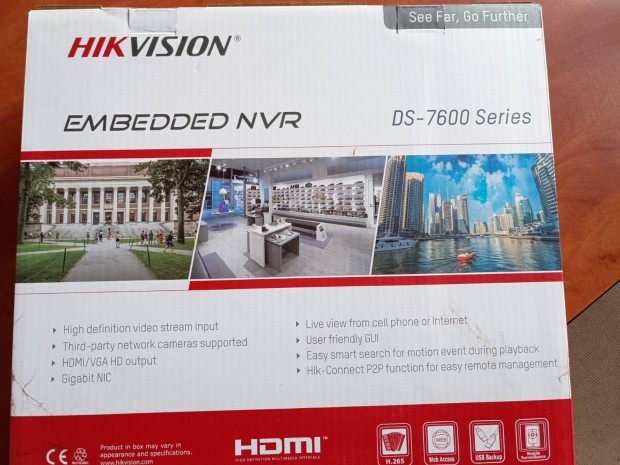 Elad Hikvision kamerarendszer rgzitvel s 6 db kamerval