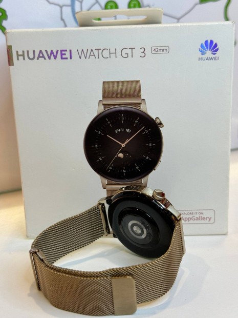 Elad Huawei Watch GT 3, 42mm, okosra, 1 v garancival!