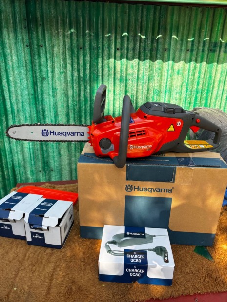 Eladó Husqvarna új akkus láncfűrész