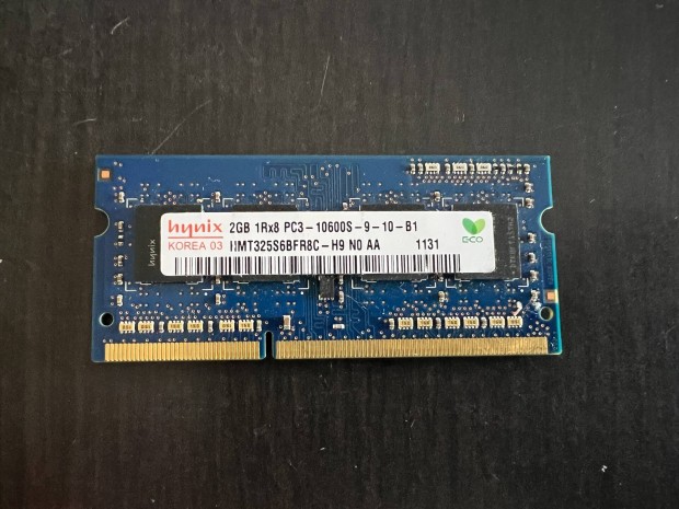 Eladó Hynix 2GB DDR3 1333MHz notebook ram