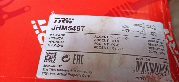 Eladó Hyundai Accent új pár hátsó lengéscsillapító