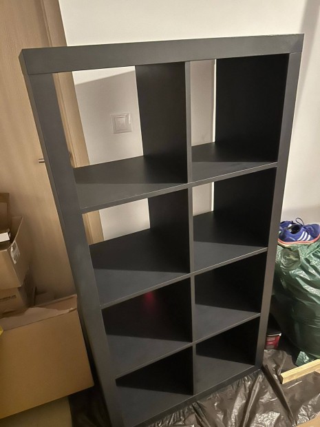 Elad IKEA Kallax polc hasznlt, jrafestett, azonnal vihet 149x79x39