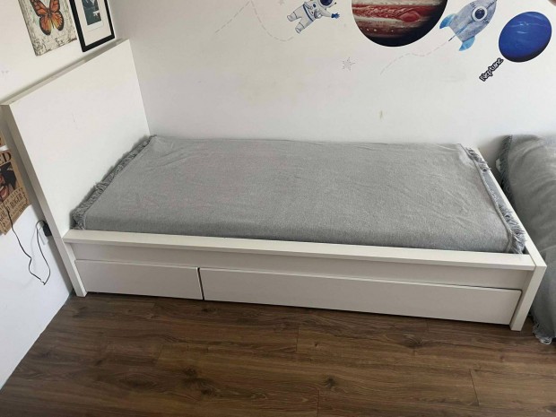 Elad IKEA Malm gykeret 90-200 cm, 2 troldobozzal