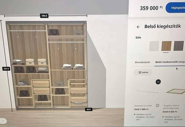 Elad IKEA PAX gardbszekrny