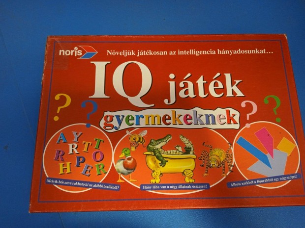 Elad IQ Jtk gyerekeknek trsasjtk