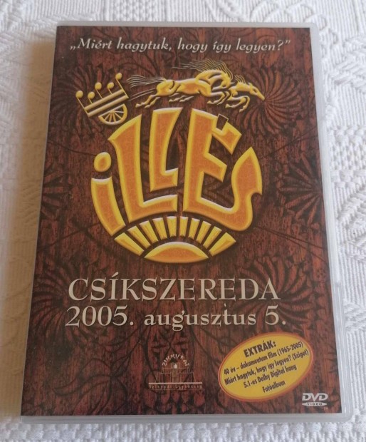 Eladó Illés - Csíkszereda 2005. Augusztus 5. DVD / Magyar Rockzene