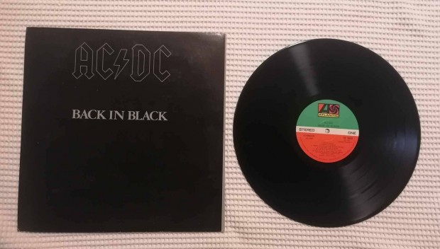 Eladó Indiai Nyomású AC/DC - Back In Black 12" LP / Bakelit Lemez 1980