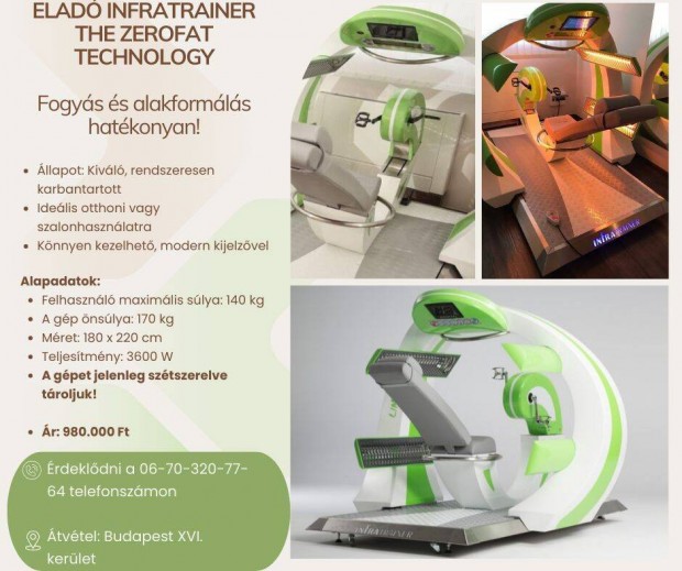 Elad Infratrainer The Zerofat Technology