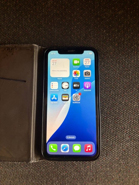 Elad Iphone xr mobiltelefon 256 Gb akku 80 %-os telekomos