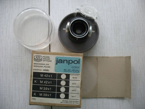 Elad Janpol Color 5,6/55 objektvfej sznes nagytshoz