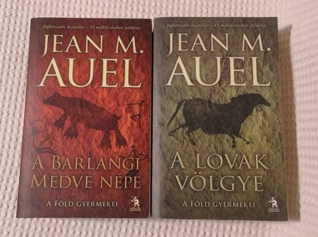 Elad Jean M. Auel: A lovak vlgye + A barlangi medve npe / Knyvek