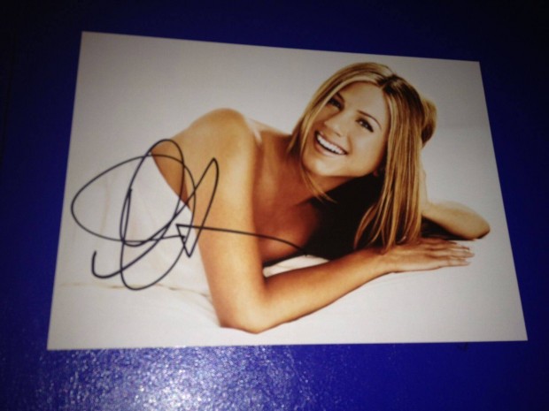 Elad Jennifer Aniston alrs, autogram (Friends, Jbartok)