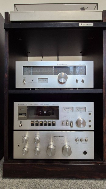 Elad Kenwood hi-fi torony (1977) gynyr llapotban