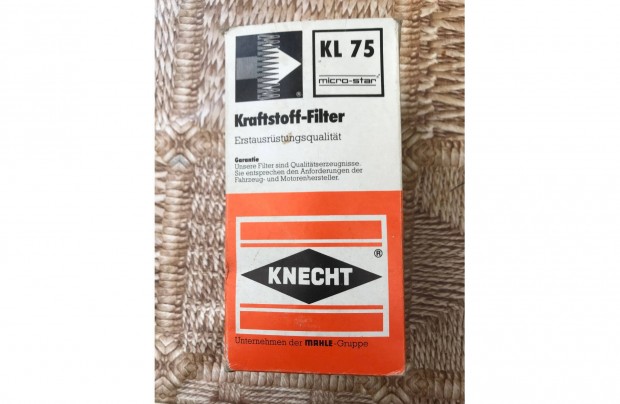 Eladó Knech KL75 üzemanyagszűrő, vezetékszűrő