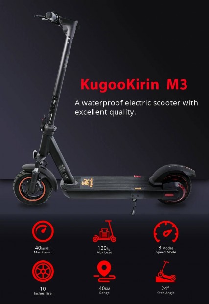 Elad Kugookirin M3 elektromos roller