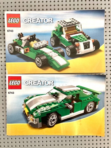 Elad Lego Creator 6743 utcai versenygp