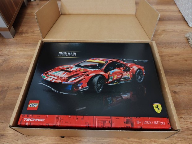 Elad Lego Technic 42125 - Ferrari 488 GTE, j, Bontott