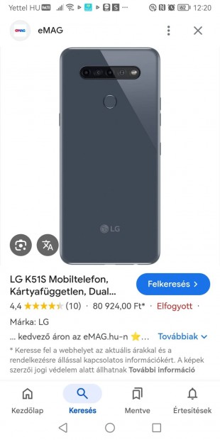 Elad Lg K51s telefon