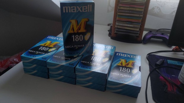 Eladó Maxel E-180 M VHS Kazetták 12db