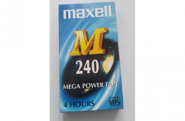 Eladó Maxel E-240 M VHS kazetta 1db