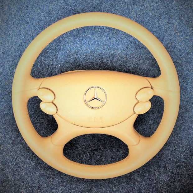 Eladó Mb Mercedes E-class W211 hibátlan baige bőrkormány. Bp/posta
