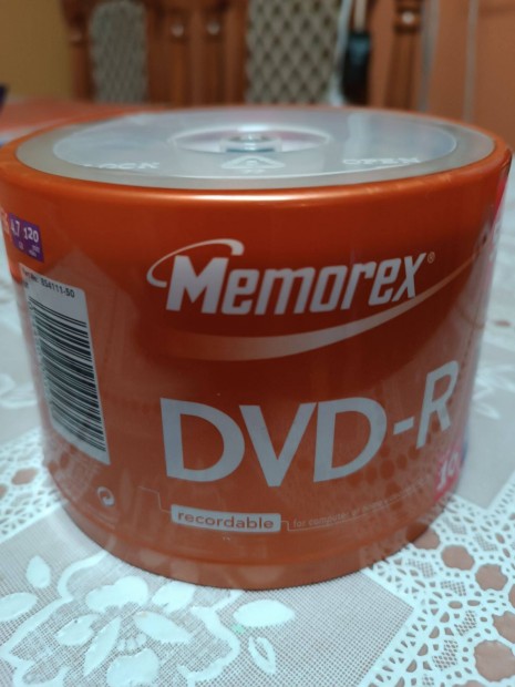 Elad Memorex DVD-R 16X4.7GB 120Min 50-db-os DVD csomag