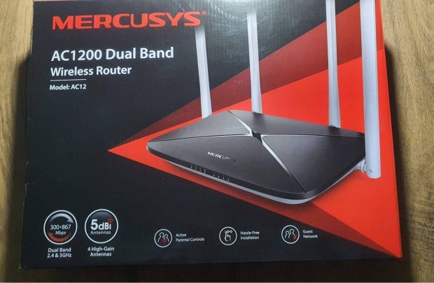 Elad Mercusys AC12 Wireless Wifi Router Dual Band AC1200