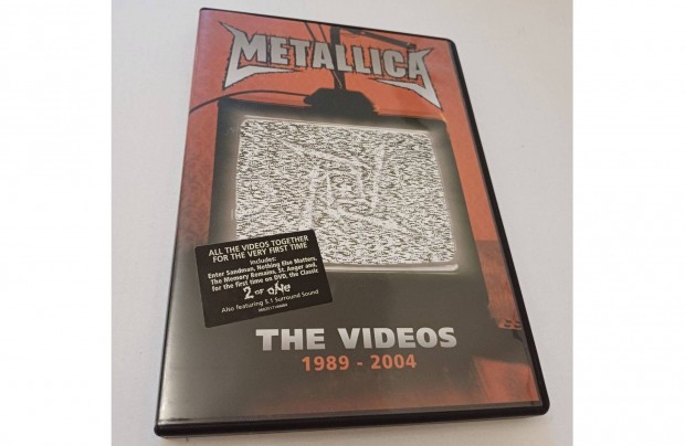 Elad Metallica - The videos 1989-2004 DVD