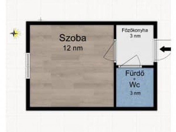 Elad� Minigarzon. Debrecen, Dienes J. u. 18 nm panel