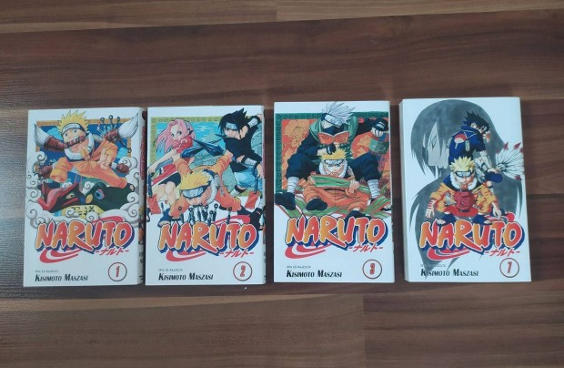 Eladó Naruto mangák (1,2,3,7)