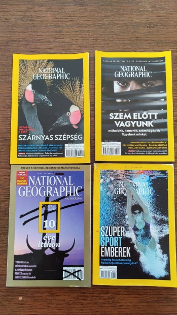 Elad National Geographic magazinok - 4 db