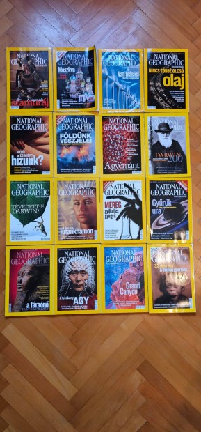 Elad National Geographic magazinok, sszesen 43 darab