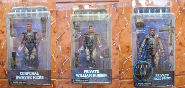 Eladó Neca Aliens gyűjtemény 14 figura 1 powerloader 1 fegyver csomag