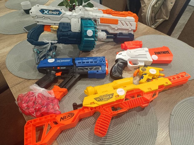 Elad Nerf es x-shot jtek fegyverek