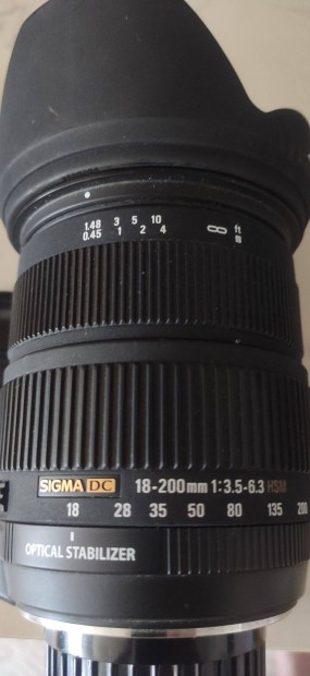 Elad Nikon (Sigma) 18-200 zoom objektv