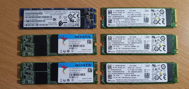 Eladó Nvme 256gb és M2 2280 128 gb