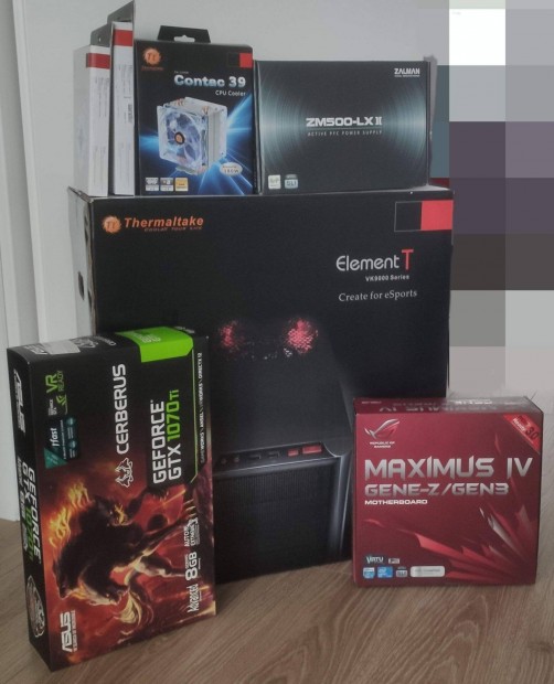Eladó PC - i7 2600k, Gtx 1070 Ti, 16 GB RAM, 500 GB SSD, 2 TB HDD