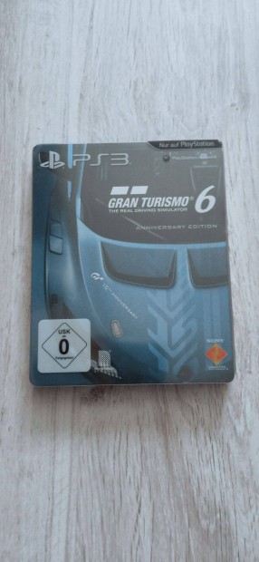 Elad PS3 Gran Turismo 6 Steelbook Ritkasg!