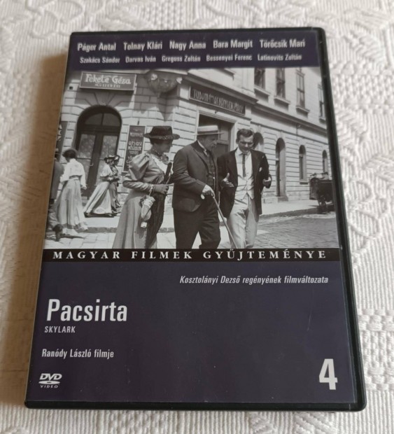 Eladó Pacsirta DVD Film / Játékfilm / Tolnay Klári Páger Antal (1963)