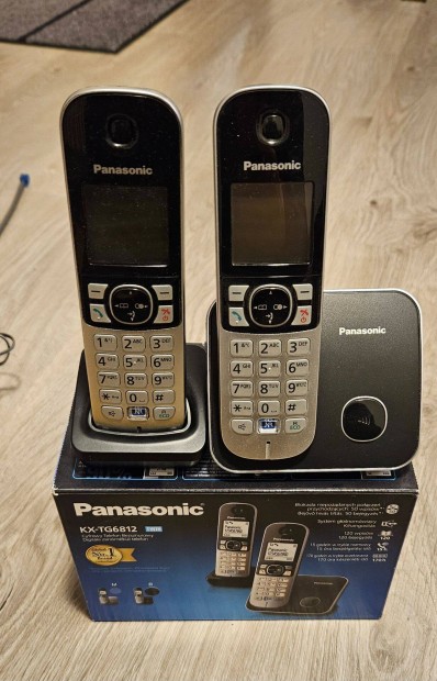 Elad Panasonic Kx-TG6812PDB vezetk nlkli telefon rendszer