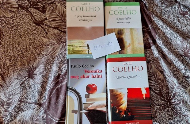 Elad Paulo Coelho knyvek 1500,-/db