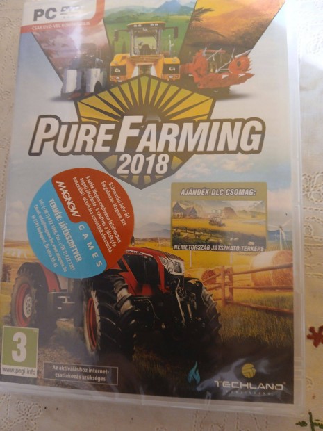 Eladó Pc Eredeti Játék : 1. Pure Farming Simulator Új Bontatlan