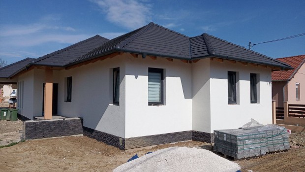 Eladó Pest megye Domony Új építésű nappali + 3 szobás ház